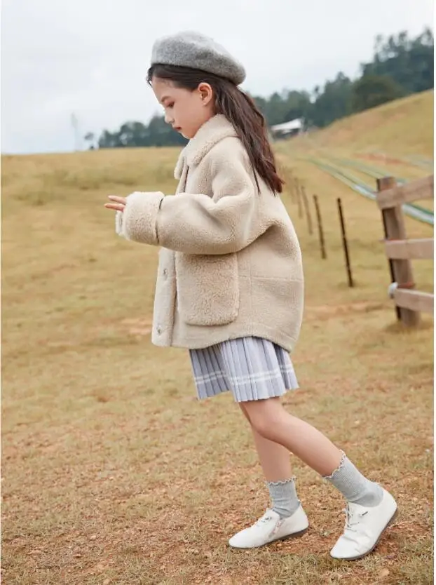 Куртка для девочек; детская куртка в Корейском стиле; Новинка года; сезон осень; для детей; ND001
