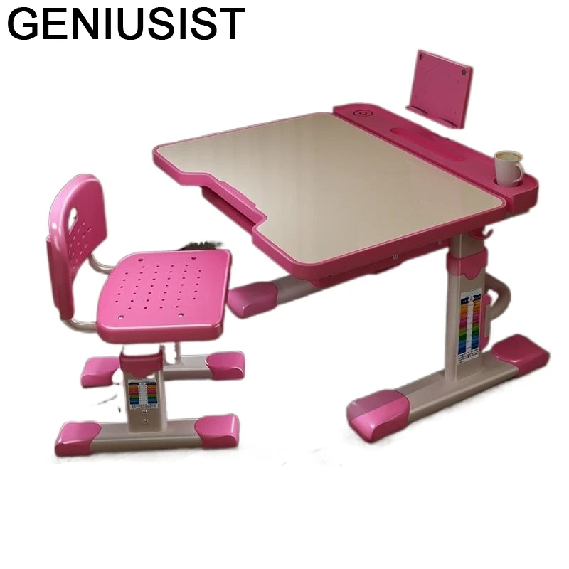 Настольная Cocuk Masasi Pupitre Silla Y Infantiles детей и стул для Регулируемый бюро Меса Infantil Enfant
