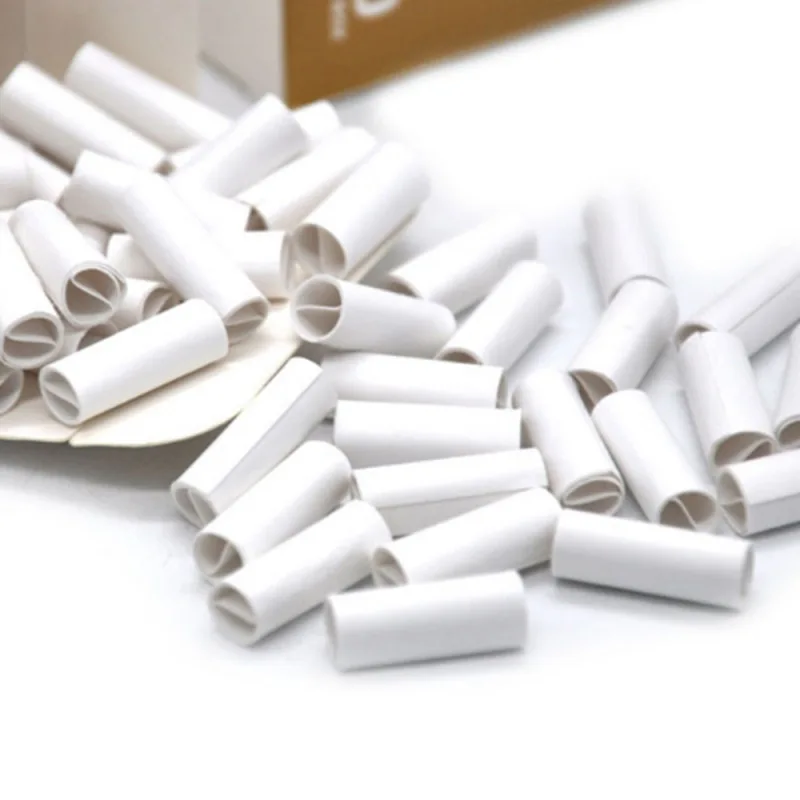 150 шт 6 мм натуральный нерафинированный предварительно свернутый наконечник сигаретная бумага для край закручен вручную сигареты
