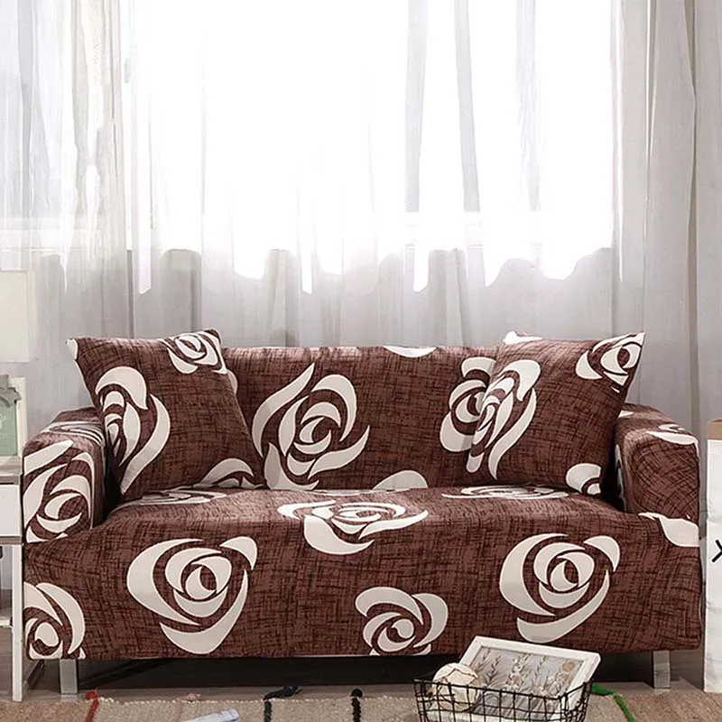 

Summer Printing Sofa Cover 1/2/3/4 Seater Couch Cover Protector Stretch Elasticity All-inclusive Sofa Slipcovers For Home