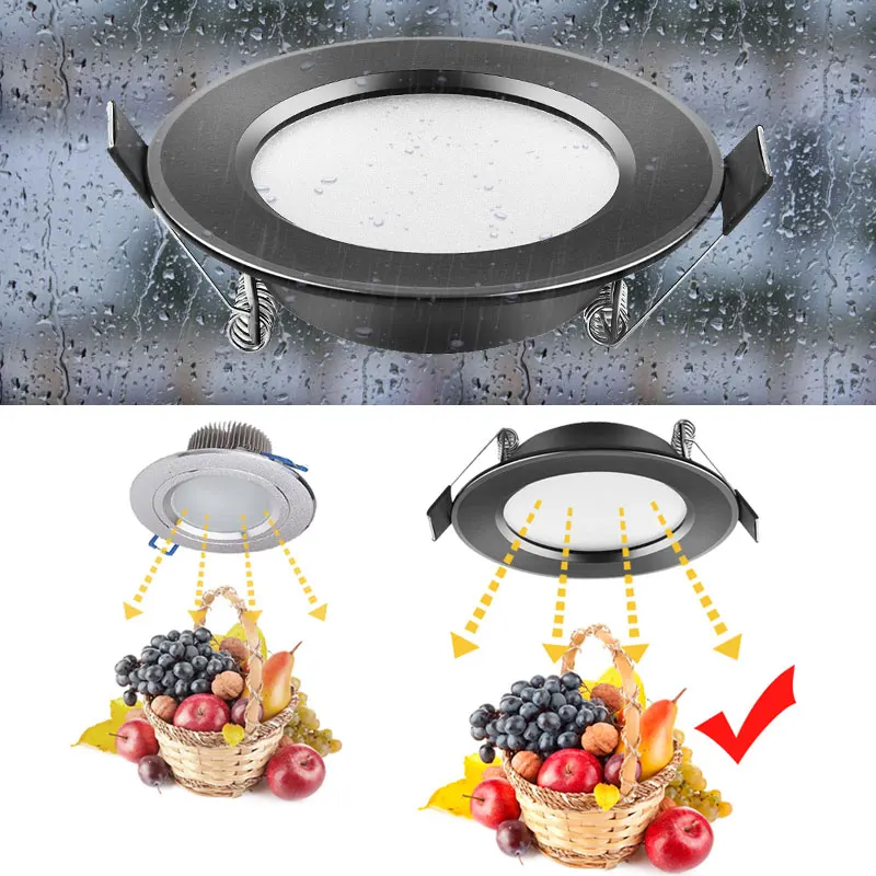 Led Downlight Led Downlight 12V 5W 7W 9W 12W 15W Waterproof IP65 Led Spot Safety Voltage Downlights Ceiling Round Down light Panel Light led downlight recessed ceiling spotlight ceiling lamps