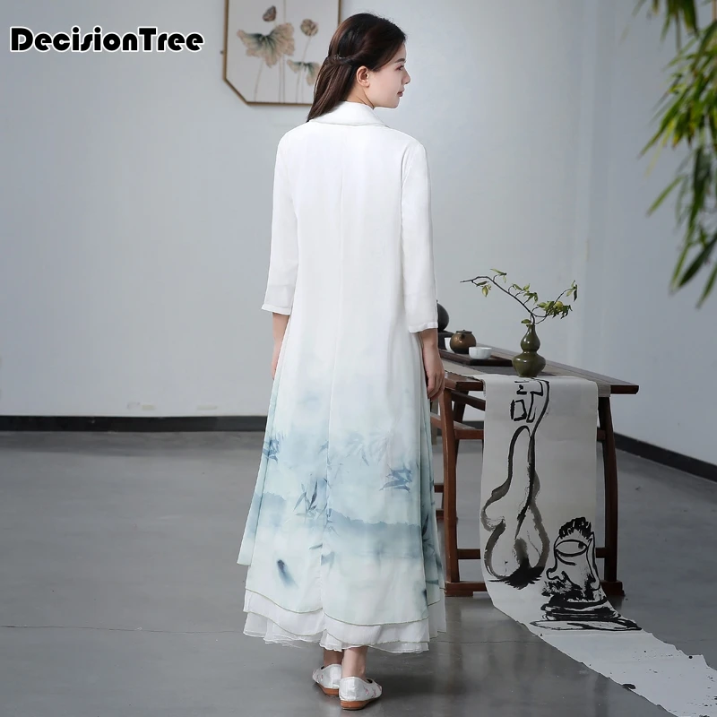 Улучшенное платье чонсам, платье ao dai, вьетнамское платье aodai, вьетнамское, цветочный принт, Ципао, винтажное, новинка, винтажное, повседневное, Ретро платье