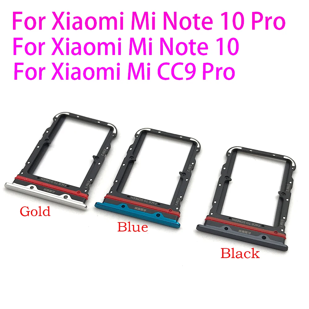 10 шт./лот держатель Micro Nano SIM-карты слота адаптер гнездо для Xiaomi Mi Note Pro / CC9 CC 9 |