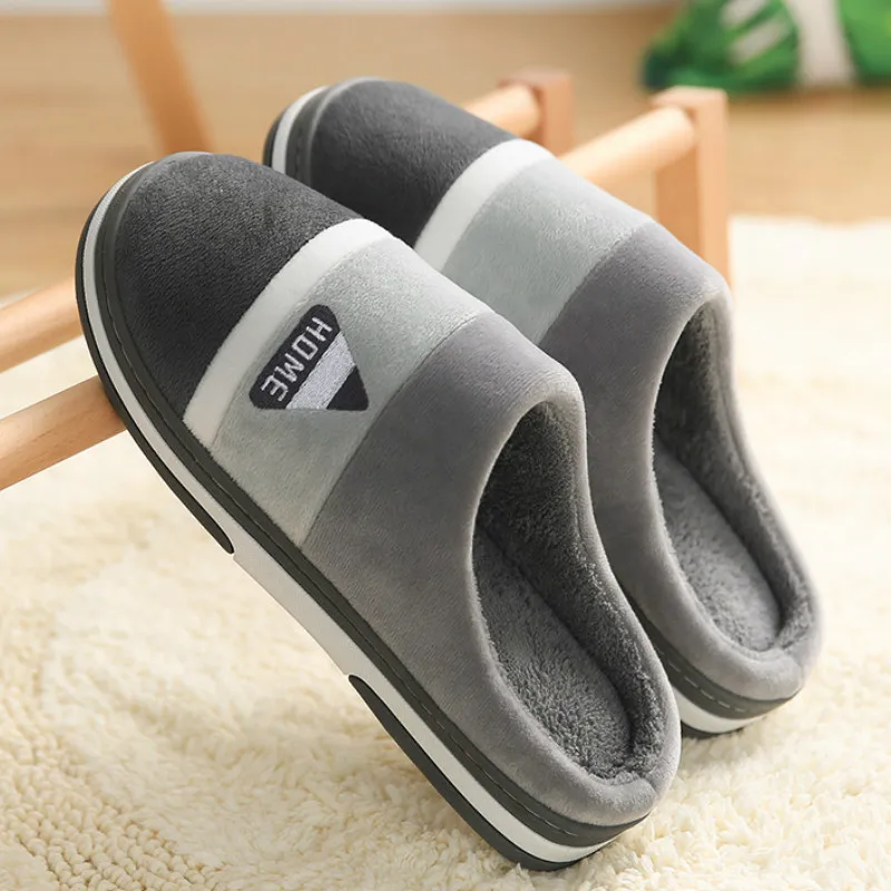 House Shoes Slipper Women Indoors Warm Winter Striped