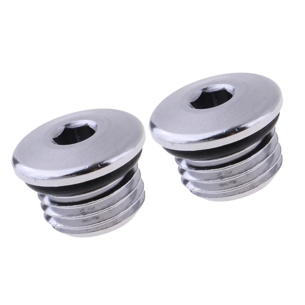 2pcs Scuba Diving Regulator High Pressure Port Plug Plug Screw  7/16 Inch