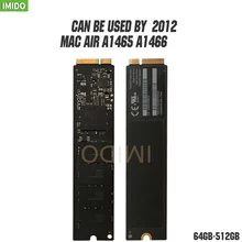 2012 ранний Mid Macbook Air A1466 A1465 64 Гб 128 ГБ 256 ГБ SSD Md231 md232 md223 md224 128G Mac твердотельный диск 128GMFP