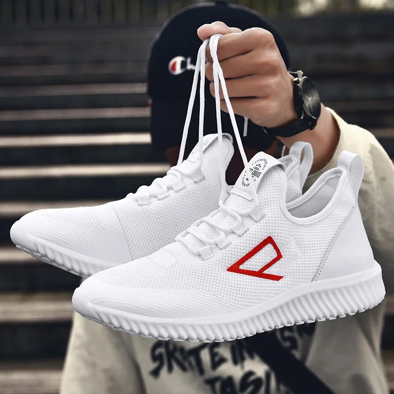 

Large Size Mesh Shoes Men's Fashion Casual Shoes Breathable Fly Woven Sports Running Shoes Youth Fashion Man Shoes