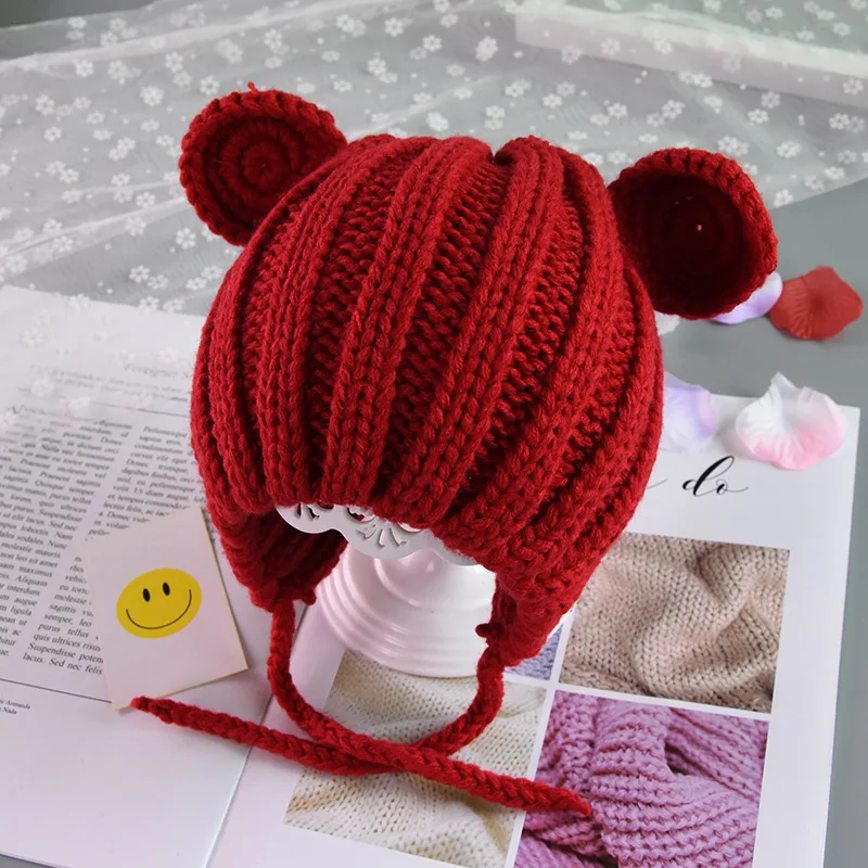 Children Winter Hat Children Winter Hats for Children Infant Knitted Children Hat Photography Props