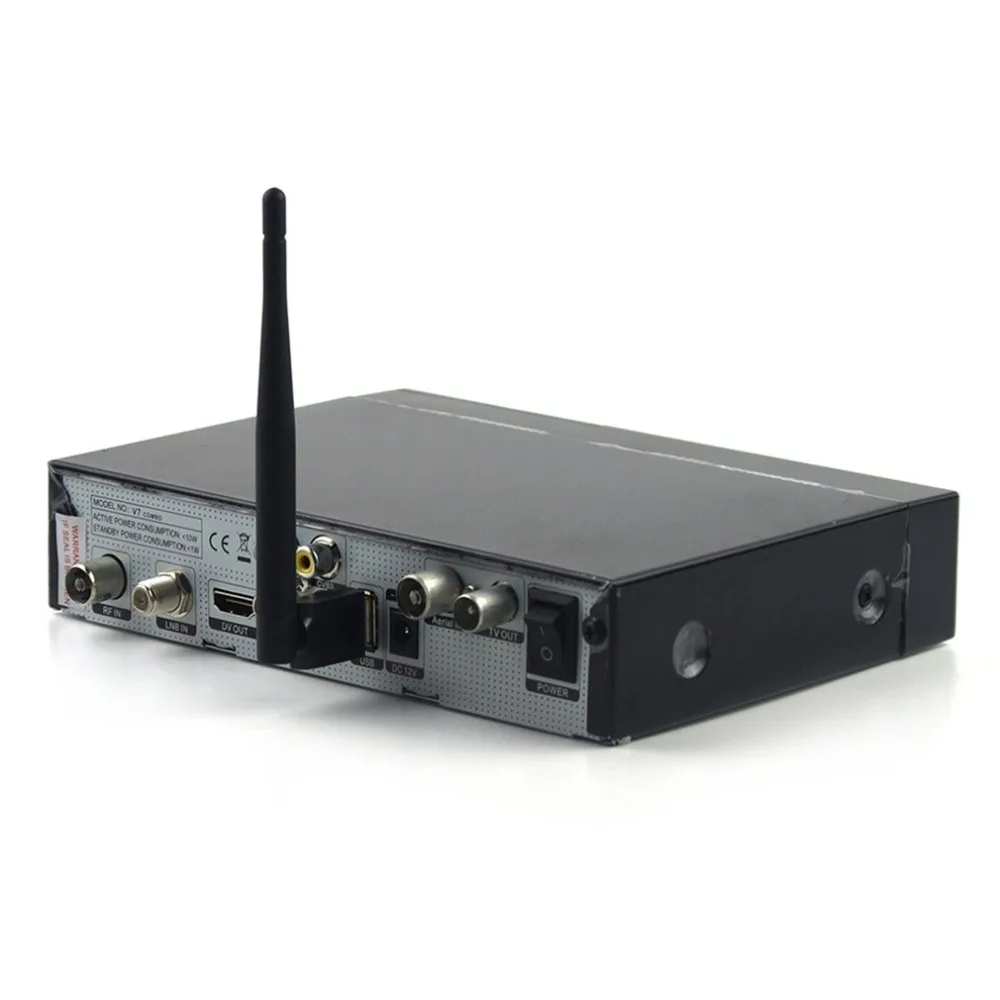Freesat V7 спутниковый HD декодер приемник Full 1080P+ 1 шт. профессиональный HD DVB-S2+ USB WiFi ТВ комплект стабильный сигнал