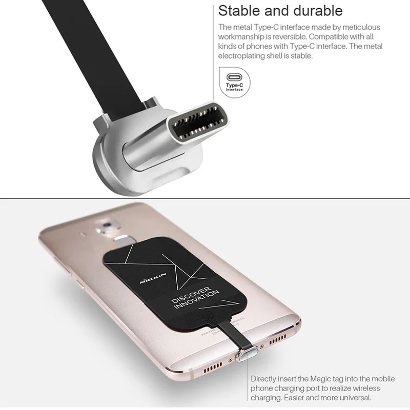 Carregador sem Fio Instalar tipo c Receptor para Xiaomi Desfrutar de Carregamento sem Fio Redmi K20 Presente Case qi mi 9t - Pro 25 receptor para xiaomi mi 9t 9t pro
