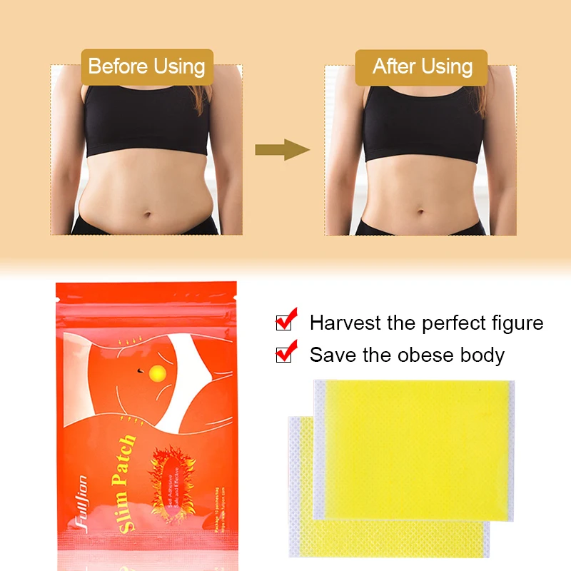 50Pcs Detox Slim Patch Herbal Adhesive Medical Plasters Magnetic Anti Cellulite Fat Burning Lose Weight D2418 4