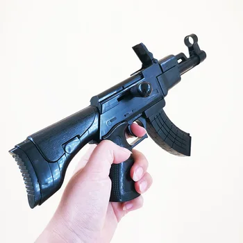 

Weapons Toy Guns Building Blocks High Simulation AK-47 Assault Rifles Kit Model Plastic Bricks Toys for Children with Manual