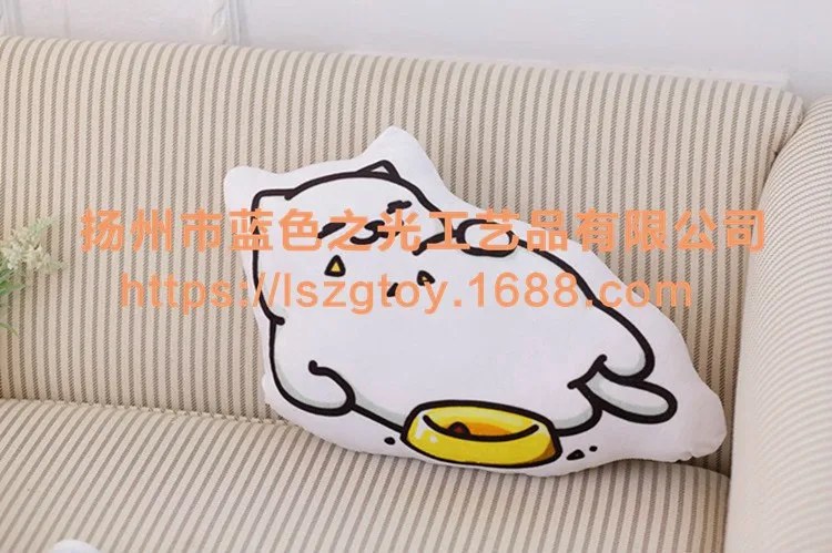 Горячая Neko Atsume напечатанная Подушка плюшевая игрушка кукла-обработка настраиваемый логотип рекрут агенты