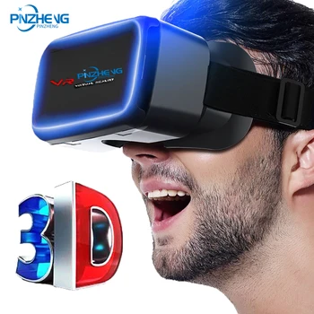 

PinZheng VR Headset 3D Glasses Virtual Reality Glasses VR Helmet For PC IOS Android Smartphone Cardboard Goggles Video Games