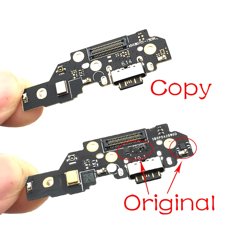 Для Nokia 5,1 Plus/X5 usb зарядный порт док-станция зарядное устройство разъем плата гибкий кабель