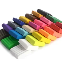 24 шт/лот DIY глина для поделок Полимерная глина для изготовления игрушек моделирование Выпекание в печи глиняный блок игровой тесто Детский пластилин игрушки фарфоровые инструменты