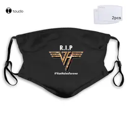 R.I.P Eddie Van Halen Face Mask Filter Pocket Cloth Reusable Washable