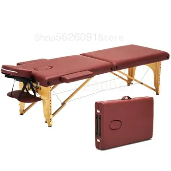

Foldable massage bed home portable mobile massage physiotherapy bed moxibustion bed chiropractic bed beauty bed
