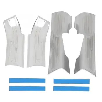 

High Quality Silver Stainless Steel Door Sill Scuff Cover Trim Anti Scratch Fits for Wrangler JL/JLU 2018-2019 Car Accessories