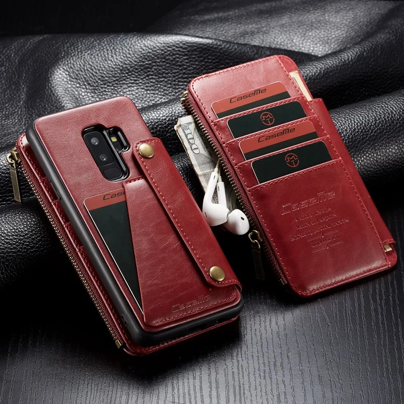 S9Plus чехол для samsung Galaxy S9 Plus кожаный чехол держатель для Карт Подставка книжка откидная крышка для samsung S9 Plus кошелек чехол etui