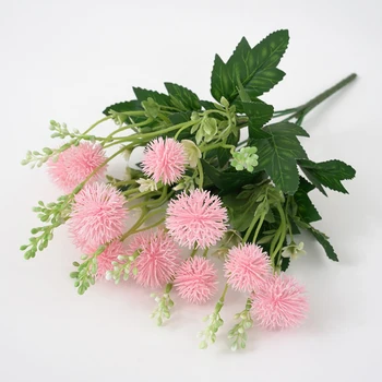 136 Bouquet Fake Little flowers Heads DIY Dandelion Simulation Artificial Fake Flower Flowers Bouquet Wedding Home Decoration