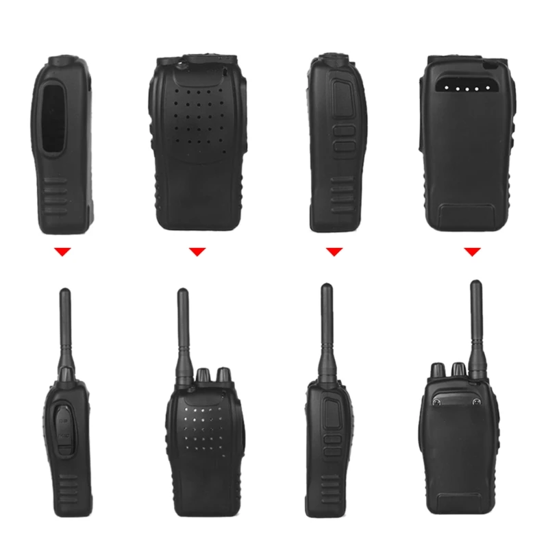 

2Pcs Silicone Protective Cover Case For Baofeng BF-888s 2-Way Radio Walkie Talkie 77UA