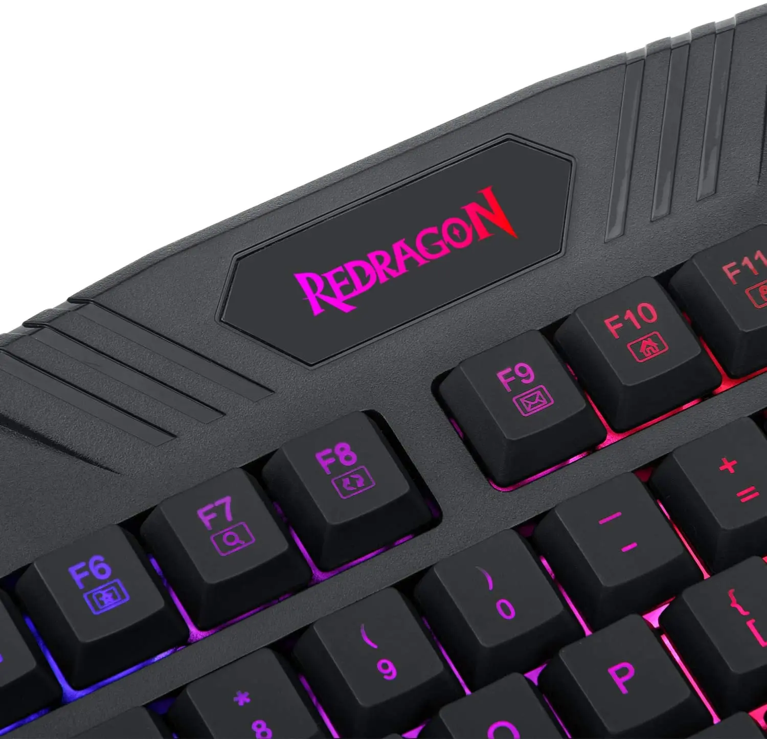 REdragon-PCゲーム用のサイレントUSBキーボード,RGBバックライト付き