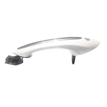 

51217231931 Exterior Front Left Door Handle For-BMW 5 / 6 / 7 Series F07 F10 F11 F06 F12 F13 F01 F02 F03 F04(White)