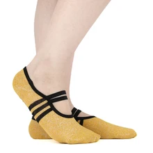 Женские лучшие носки для йоги, нескользящие носки для пилатеса, для фитнеса, хлопковый спортивный носок, нескользящие носки для женщин, танцевальная обувь для спортзала