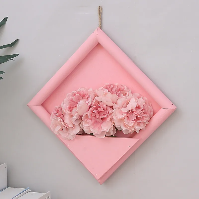 large 5 Peony Украшение на стену для девочек, украшение для комнаты, детская спальня, настенная Подвеска для ресторана, настенная подвеска в скандинавском стиле - Цвет: large 5 Peony