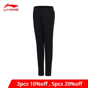 

Li-Ning Women The Trend Series Sweat Pants 63% Cotton 37% Polyester Regular Fit LiNing li ning Sports Pants AKLM754 WKY133
