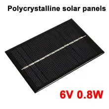 Cewaal солнечная панель 6 в 0,8 Вт портативный мини DIY модуль панель системы для батареи зарядные устройства для сотовых телефонов переносная солнечная панель