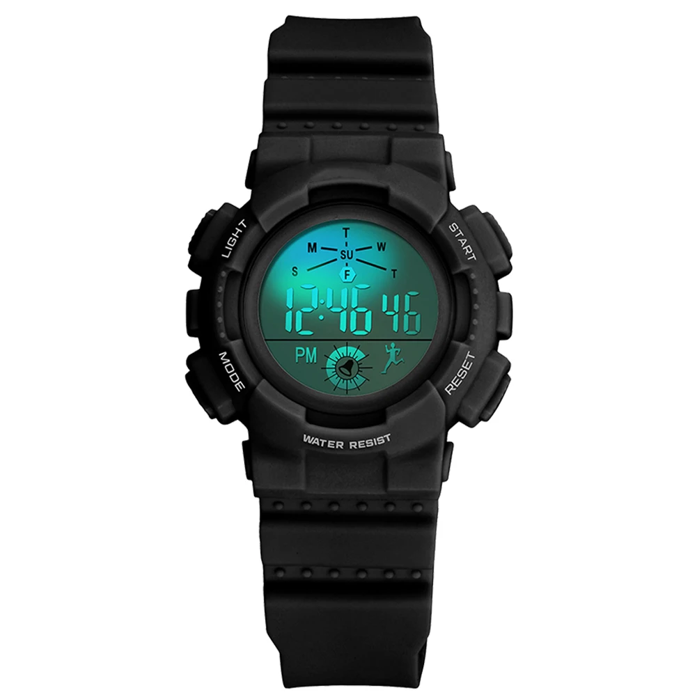 

School Wrist Multifunction Kids LED Light Luminous Waterproof Student Electronic Watch Timing Function Clock Gifts Calendar
