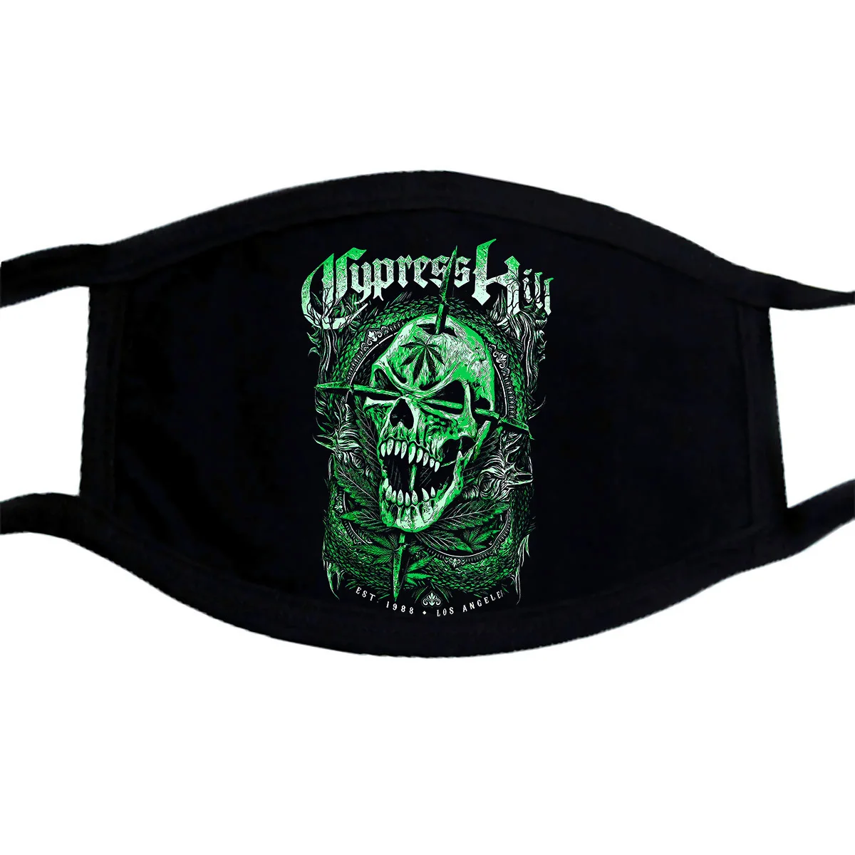 Аутентичная зеленая маска Cypress Hill Slim Fit Размер S 2Xl Новинка PM2.5|Мужские