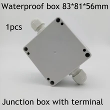 1 шт. один в и один из терминала Водонепроницаемая коробка 83*81*56 мм распределительная коробка с терминалом наружный мониторинг мощности