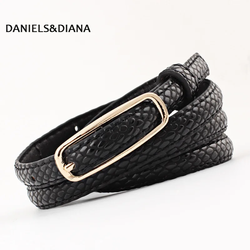 

New Belt Women Fashion Thin Belt Ladies Alloy Pin Buckle Waistband Multicolor Optional Waist Straps Wild Dress