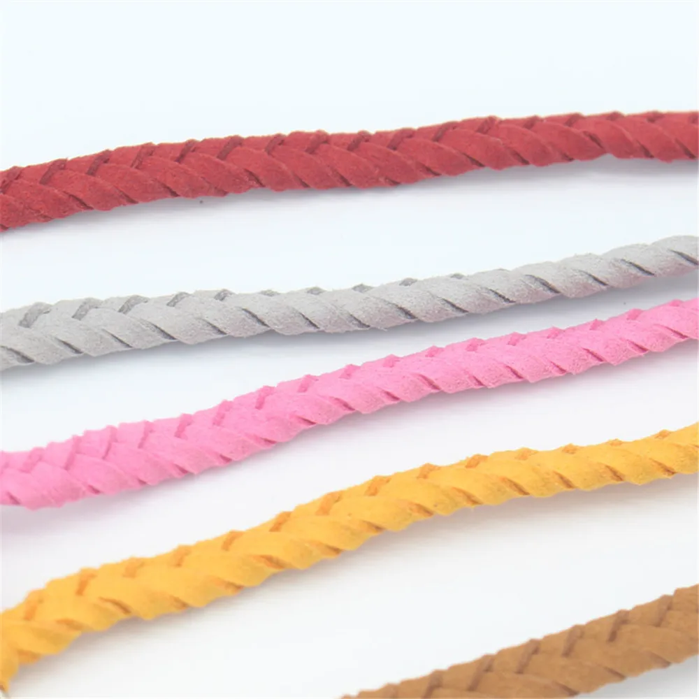 Baby Pacifier Clip Flexible Holder Leash Teething Ring Toys Shower Leather Chain Dummy Braided Binky Clip Nipple Holder Soother