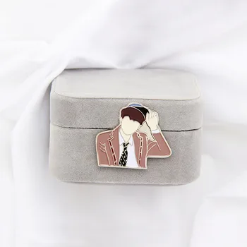 

1 Pcs Kpop Bangtan Boys Badge New Album Suga Pin Brooch Accessories Jewelry For Clothes Backpack Decoration Fans Collection
