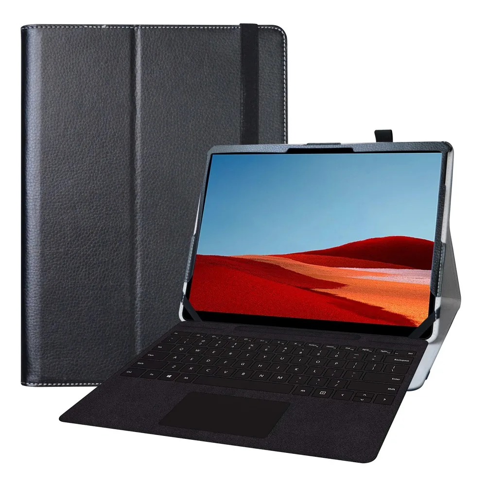 Чехол для 1" NEW microsoft Surface Pro X складной чехол с эластичной застежкой