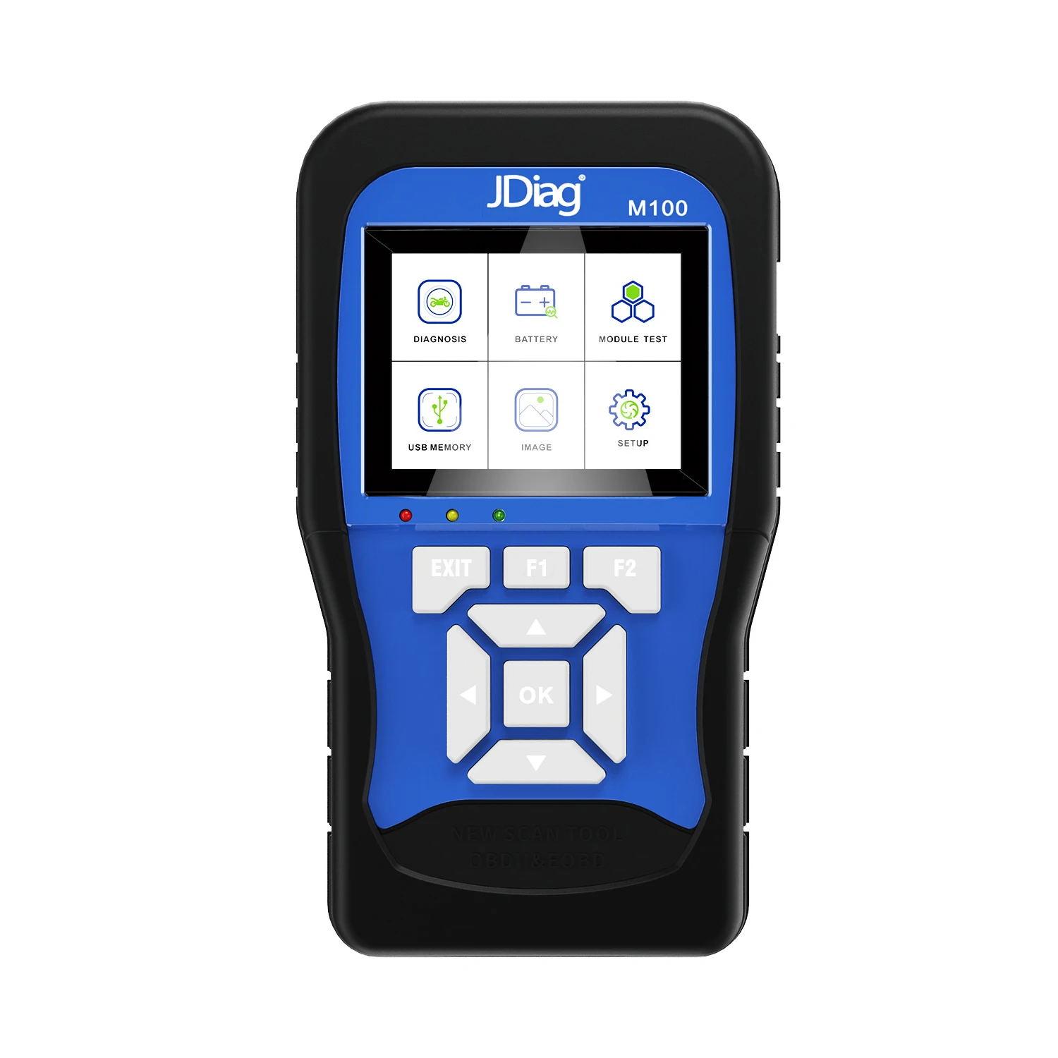 car battery analyzer JDiag M100 Motorcycle Scanner Diagnostic Tool Motorbike Scanner 2in1 Battery Tester Handheld Universal Motorcycle Scanning Tool sensor for temperature gauge