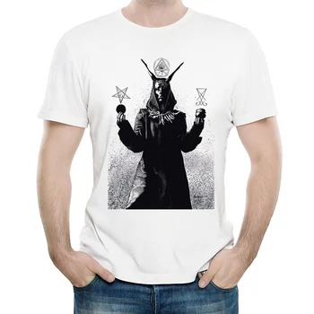 

Behemoth T Shirt White Color Mens Fashion Short Sleeve Behemoth Satan T-shirt Tops Tees tshirt Unisex Behemoth Logo T-shirt