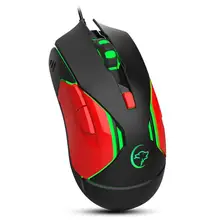 Эргономичная Проводная игровая мышь 6 кнопок 3200 dpi светодиодный USB компьютерная мышь для геймеров Бесшумная мышь с подсветкой для ПК и ноутбука