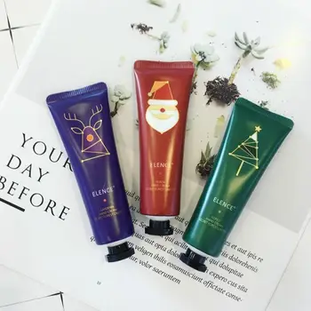 

3pcs Christmas Hand Cream Set Moisturizing Nourishing Skin Lighten Fine Lines Hand Care Cream Winter Gift