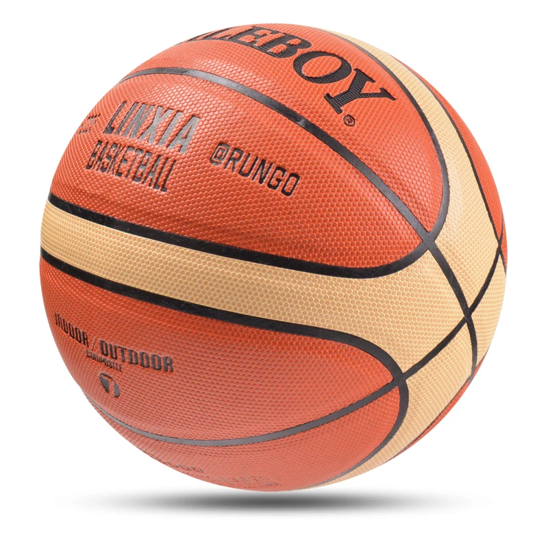 Taglia 7 Arancione/Marrone Chiaro Palla da Basket Approvata dalla FIBA Unisex-Adulto Gunn & Moore BG5000 Balls