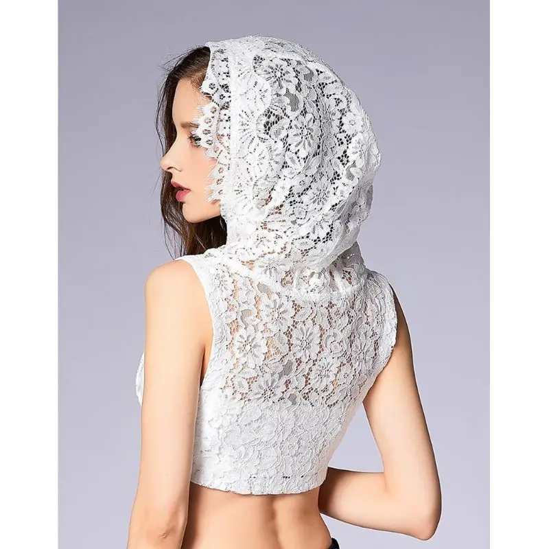 half sweater with cap