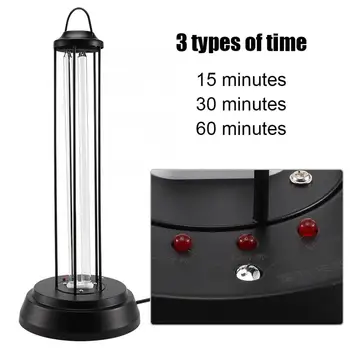 

38W Ultraviolet Quartz Light Dual Tube Intelligent Ultraviolet Quartz Light for Home School UV Bulb