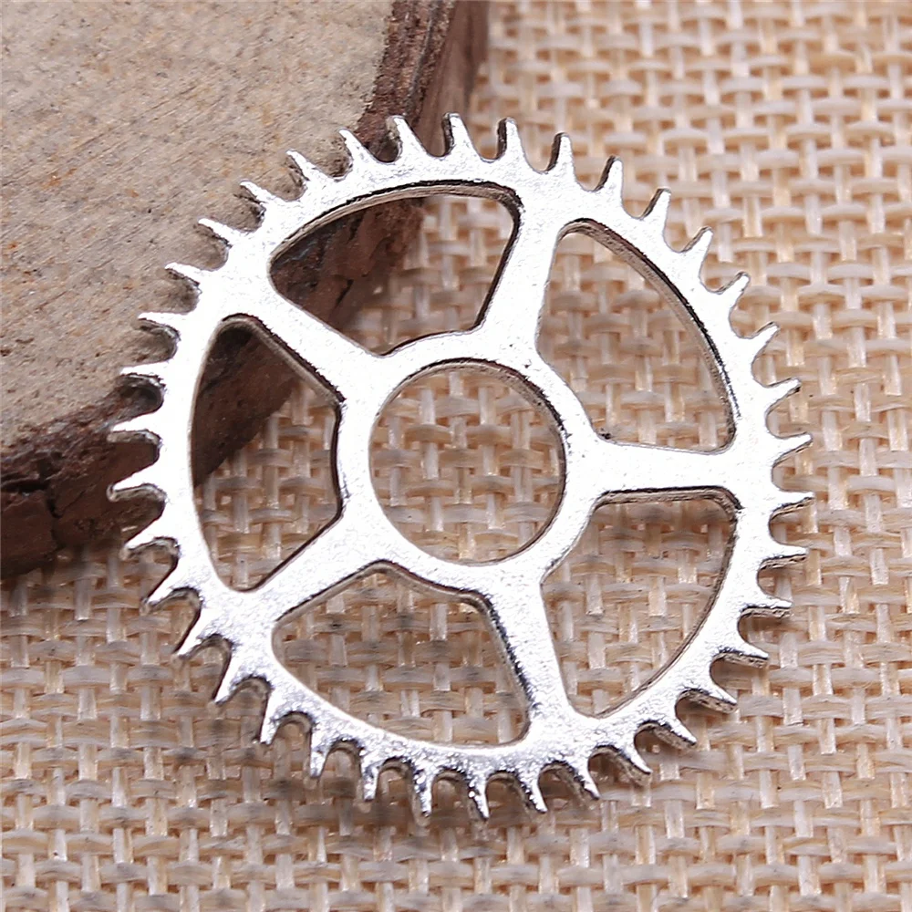 

10pcs 30x30mm Gear Charms Pendants For DIY Jewelry Making DIY Jewelry Findings Jewelry Components