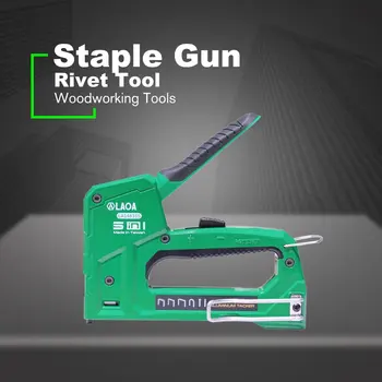 

LAOA Nail Rivet Staple Gun Upholstery Furniture Stapler Kit Wood Door Nailers Riveting Tool Woodworking Tools
