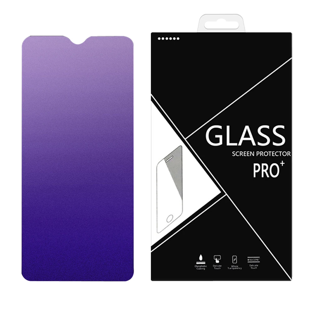 CAMDEMS 2in1 50PCS Anti-purple Ray matte Tempered Glass for samsung M10 M20 M30 M50 A8 A9 A8S A10 A10E A20 A20E screen protector