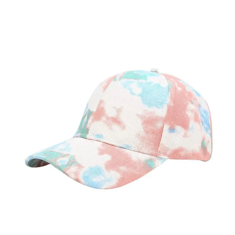Outdoors Hiking Caps Quality Cotton Tie-dyed Denim Running Camping Cap Men And Women Summer Time Sun Hat1 |